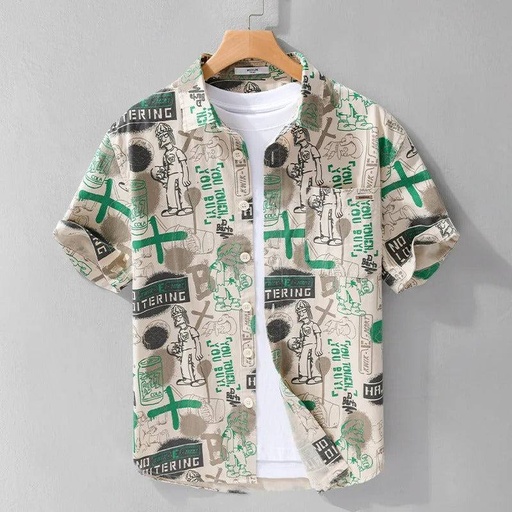 Urban Graffiti Printed Shirt